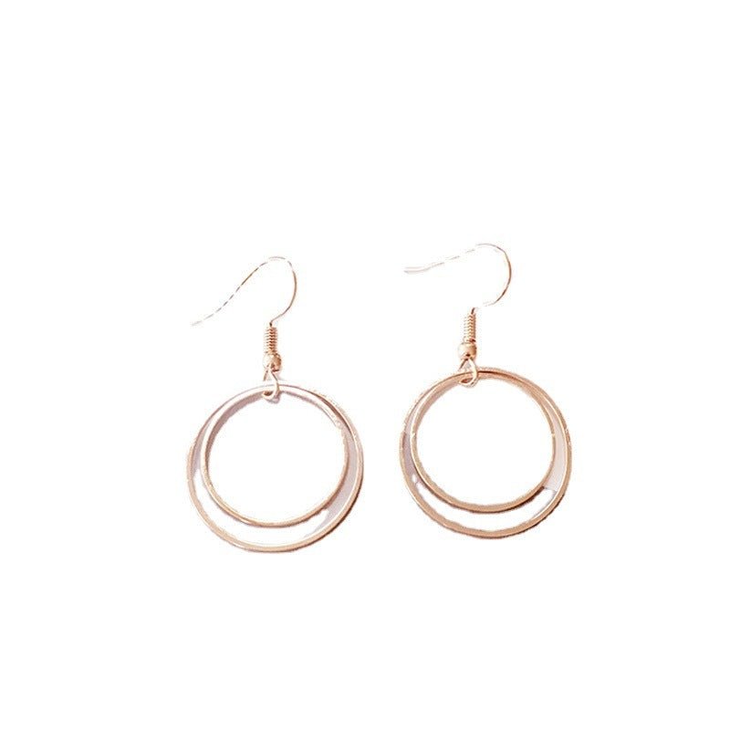 Metal Double-layer Geometric Small Circle.