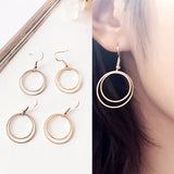 Metal Double-layer Geometric Small Circle.