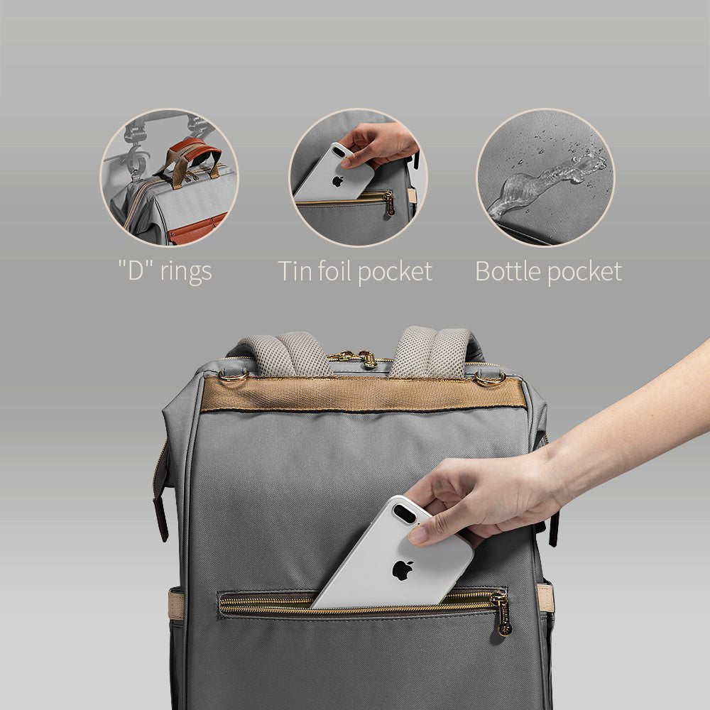Multifunctional large-capacity outing mother bag.