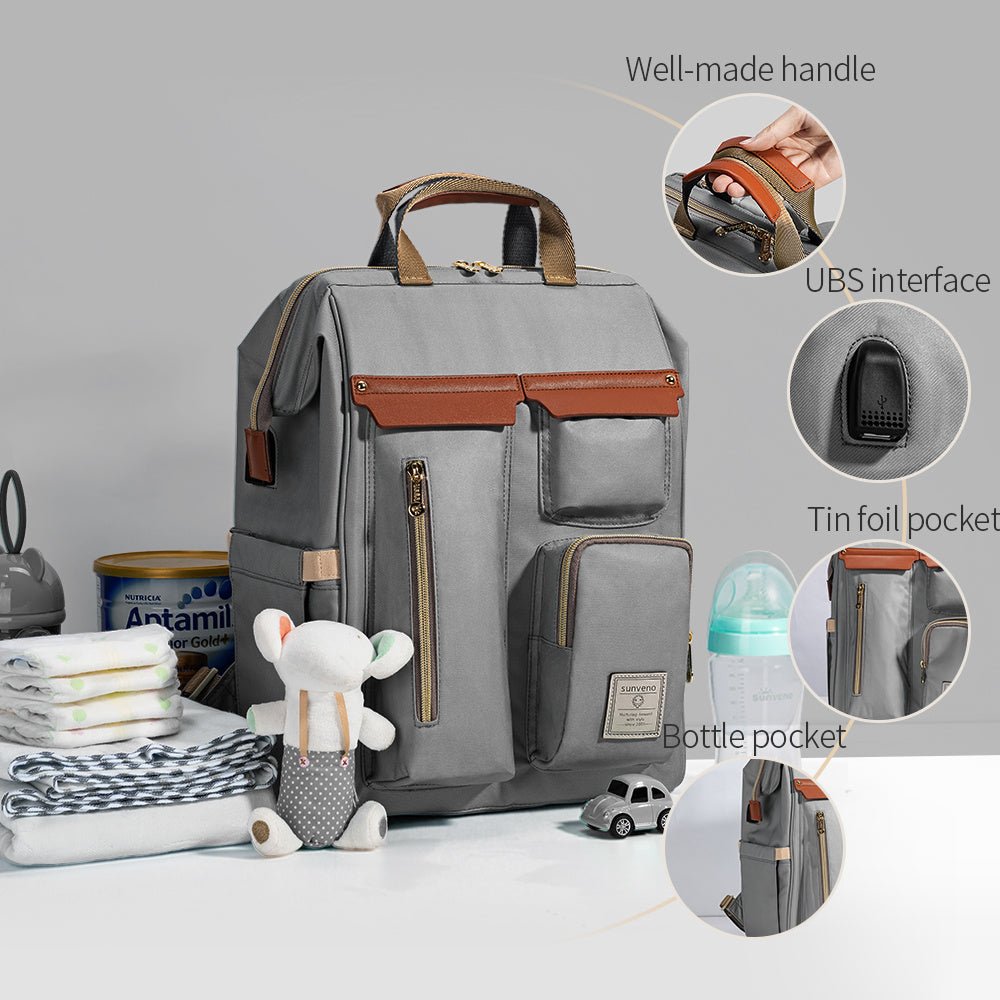Multifunctional large-capacity outing mother bag.