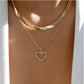 Multilayer Trend Elegant Jewelry Long Snake Chain Crystal.