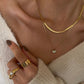 Multilayer Trend Elegant Jewelry Long Snake Chain Crystal.