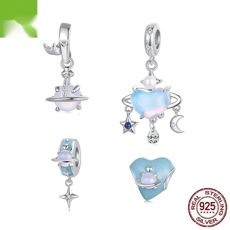 Original Diy Bracelet Accessories S925 Sterling Silver Beads.