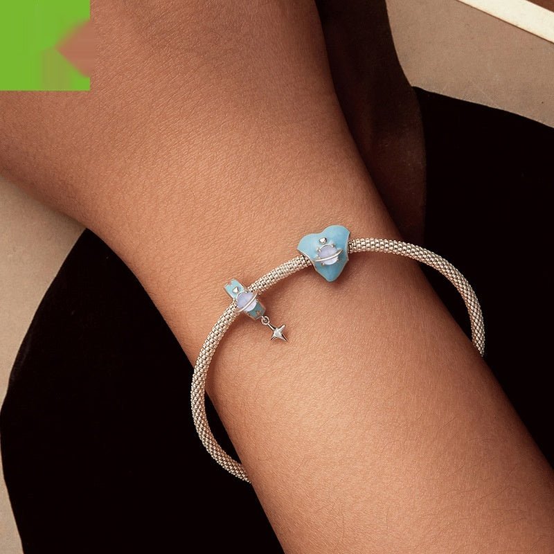 Original Diy Bracelet Accessories S925 Sterling Silver Beads.