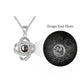 Original Projection Necklace Jewelry Gift with Hidden Love Words for Women.