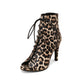 Peep Toe Frosted Casual Shoes Front Lace-up High Heel Sandals.
