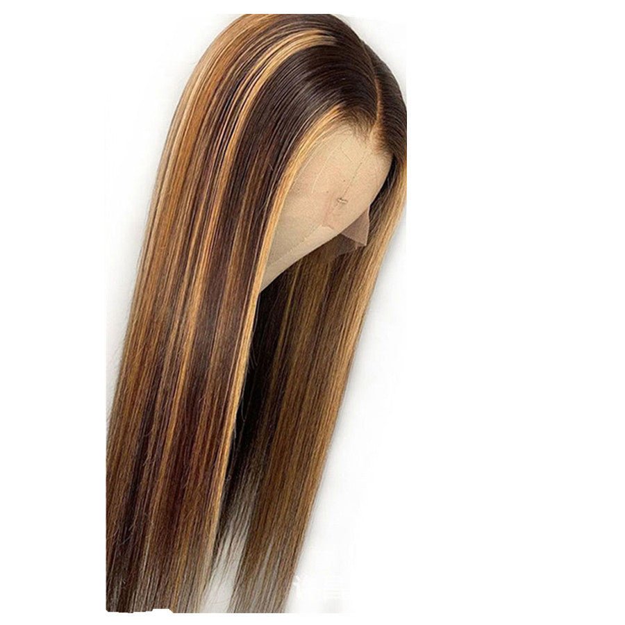 Piano Color Real Hair T-shaped Headgear.