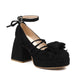 Platform Lolita Women's Shoes 32-46 Large And Small Size Bow.