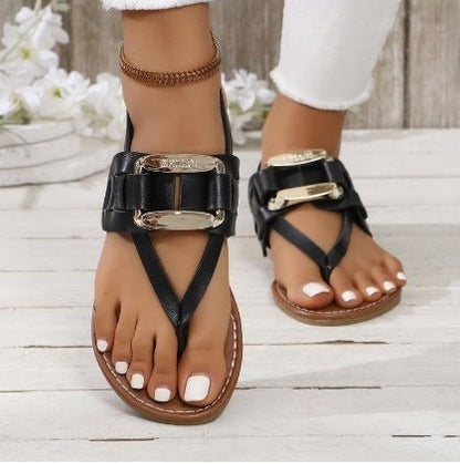 Plus Size Flip-toe Sandals Women's European And American Style.
