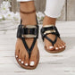 Plus Size Flip-toe Sandals Women's European And American Style.