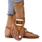 Plus Size Flip-toe Sandals Women's European And American Style.