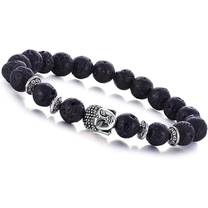Pure Gold Piqiu Agate Bracelet Male Color-Changing Obsidian Bracelet Bracele.