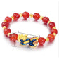 Pure Gold Piqiu Agate Bracelet Male Color-Changing Obsidian Bracelet Bracele.