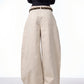 Retro Matchet Pants Casual Pants For Women With Belt.