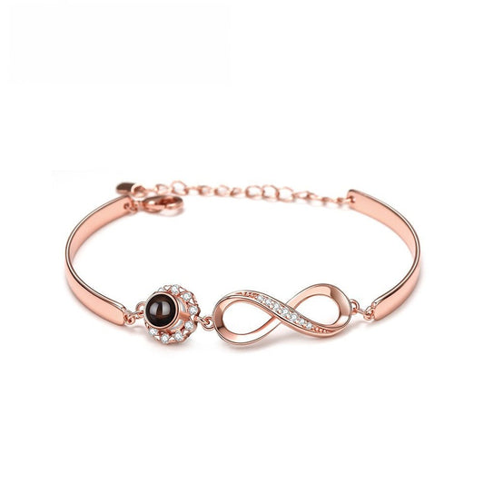 S925 Silver Infinite Diamond Bracelet.