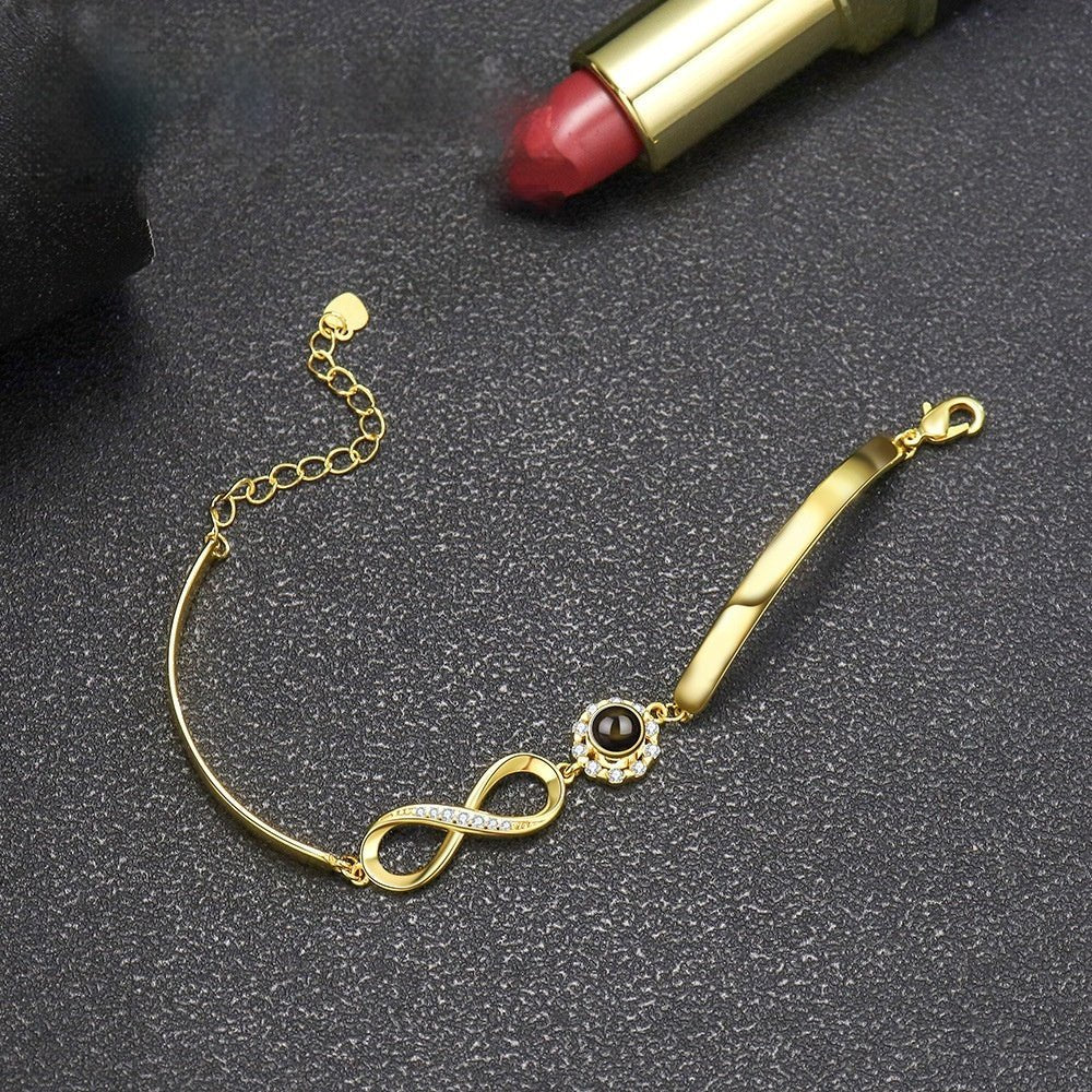 S925 Silver Infinite Diamond Bracelet.