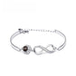 S925 Silver Infinite Diamond Bracelet.