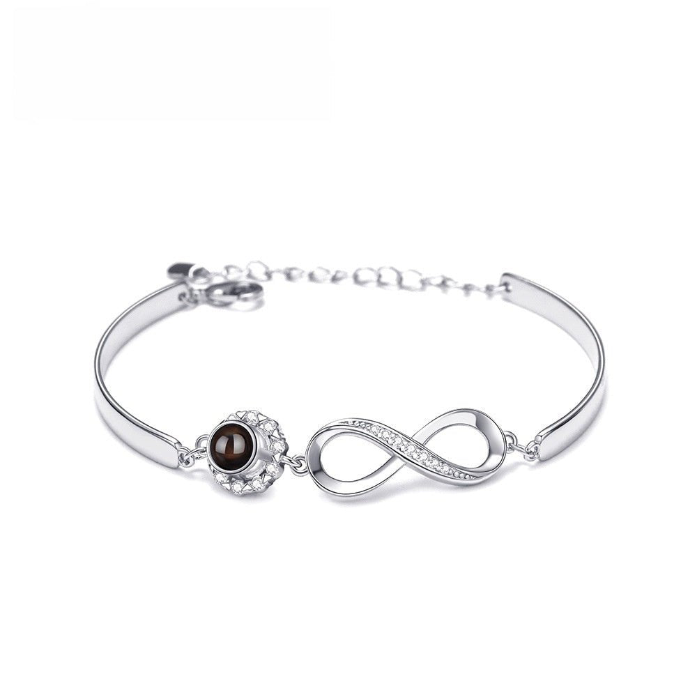 S925 Silver Infinite Diamond Bracelet.
