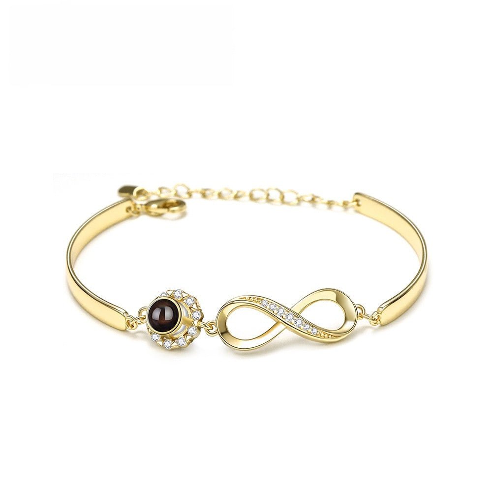 S925 Silver Infinite Diamond Bracelet.