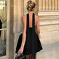 Sexy Tube Top Dress With Back Zipper Design Ins Fashion Short Dress For Party Clothing Women.