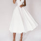 Sexy V-neck Suspender Dress Summer Fashion A-Line Long Dresses For Women.