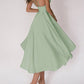Sexy V-neck Suspender Dress Summer Fashion A-Line Long Dresses For Women.
