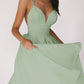 Sexy V-neck Suspender Dress Summer Fashion A-Line Long Dresses For Women.