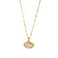 Shell Pearl Necklace Female Zircon Temperament Personality.