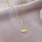 Shell Pearl Necklace Female Zircon Temperament Personality.