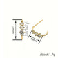 Simple Delicate Earrings Women's Fashion.