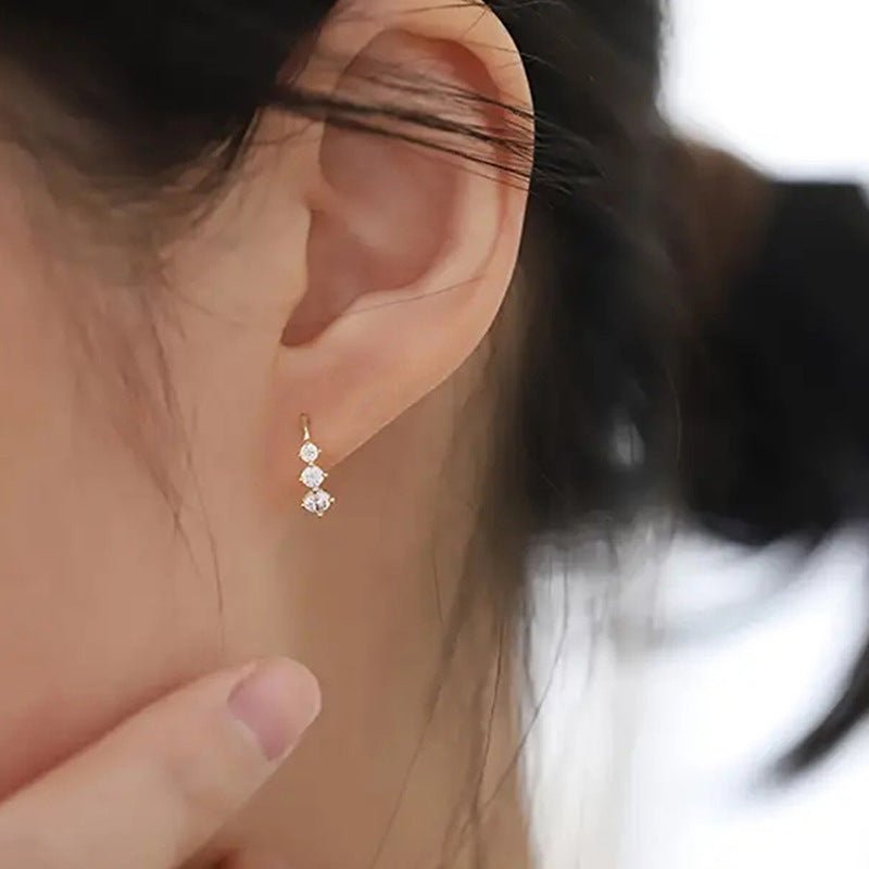 Simple Delicate Earrings Women's Fashion.