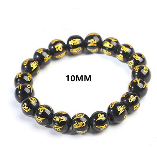 Six-Character Mantra Bracelet Tourist Area Gifts Unisex Glass.