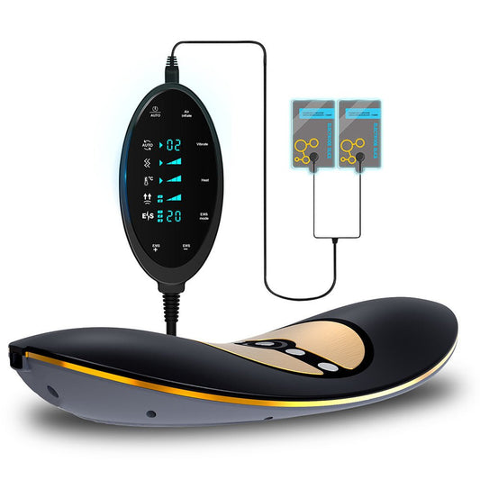 Smart Electric Wire Intelligent Massage Pillow Portable Relaxing Manual Heated High Quality Full Body Waist Massager.