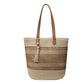 Summer Stripe Straw Sholder Bags With Tassel Pendant Fashion Large Capacity Seaside Vacation Beach Bags.