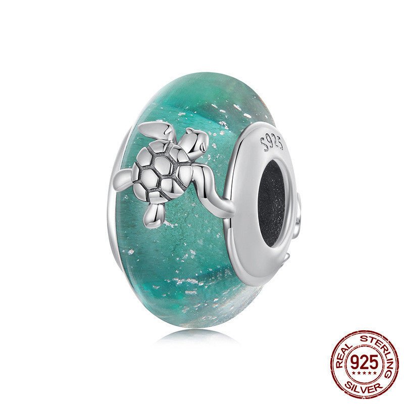Summer Vacation Style Ins925 Silver Bead Scattered Beads.