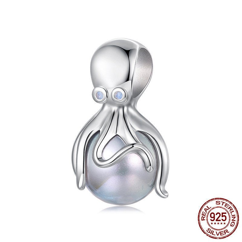 Summer Vacation Style Ins925 Silver Bead Scattered Beads.