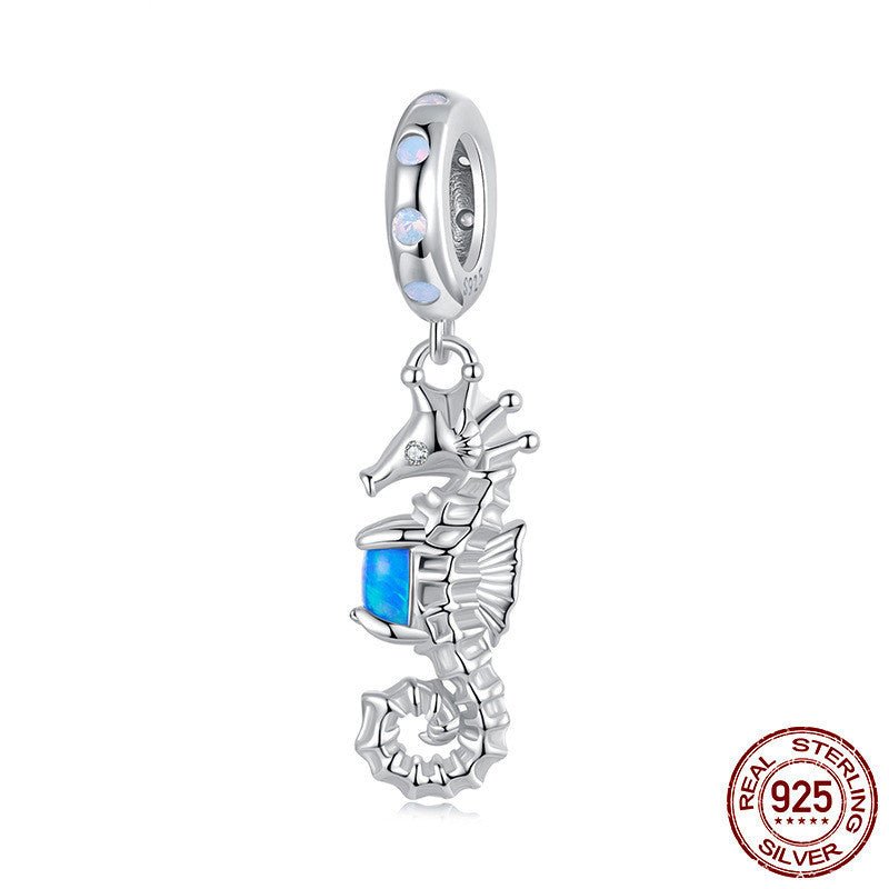 Summer Vacation Style Ins925 Silver Bead Scattered Beads.