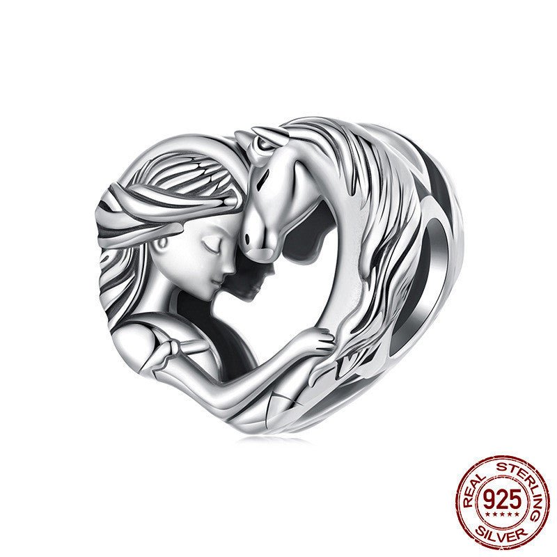 Summer Vacation Style Ins925 Silver Bead Scattered Beads.