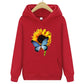 Sunflower Butterfly Sweater Women's Clothing.