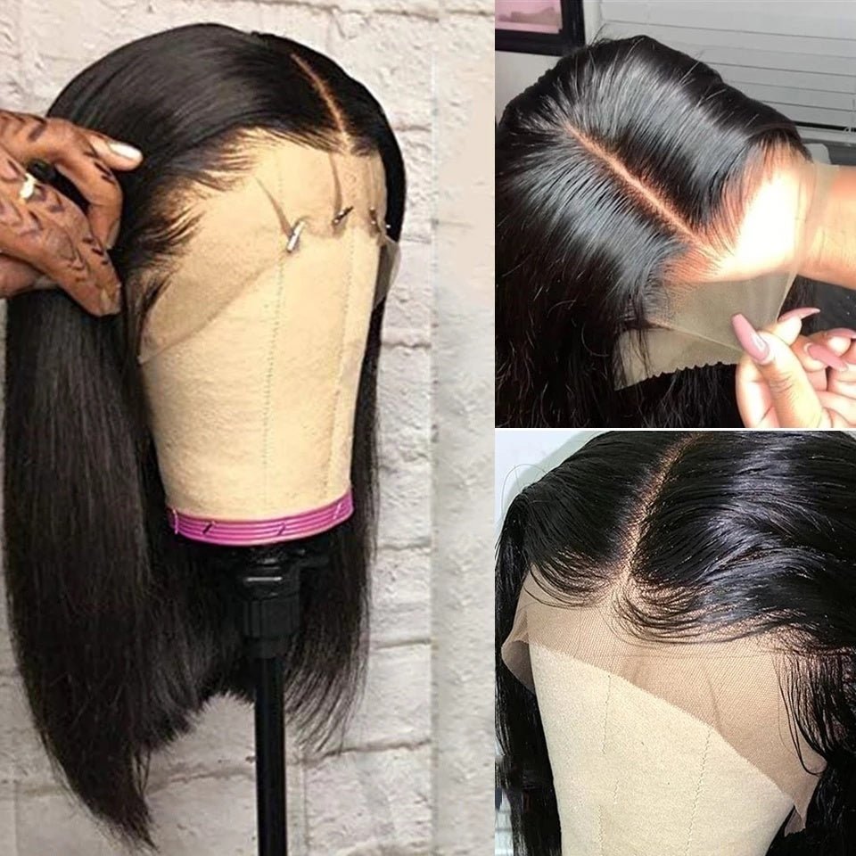 Super Double Drawn 13x4 Brown Lace Frontal Wig.