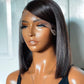 Super Double Drawn 13x4 Brown Lace Frontal Wig.
