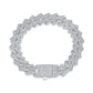 The Keel Luxury Fashion Mossan Diamond S925 Silver Bracelet Rivaling Natural Diamonds.