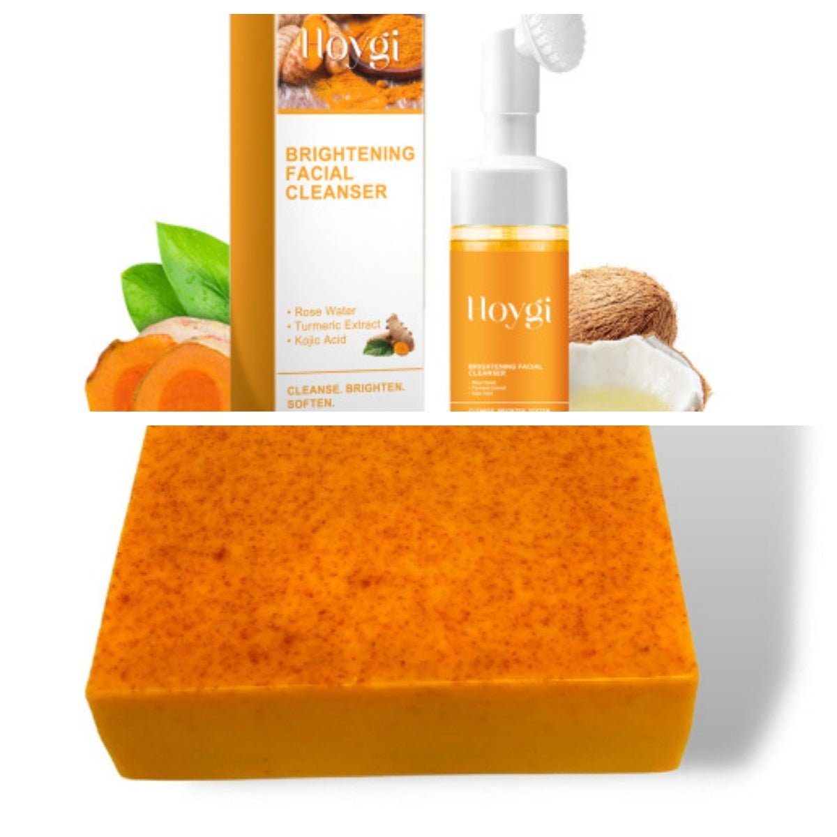 Turmeric Facial Cleanser Deep Cleansing Fade Acne Marks.