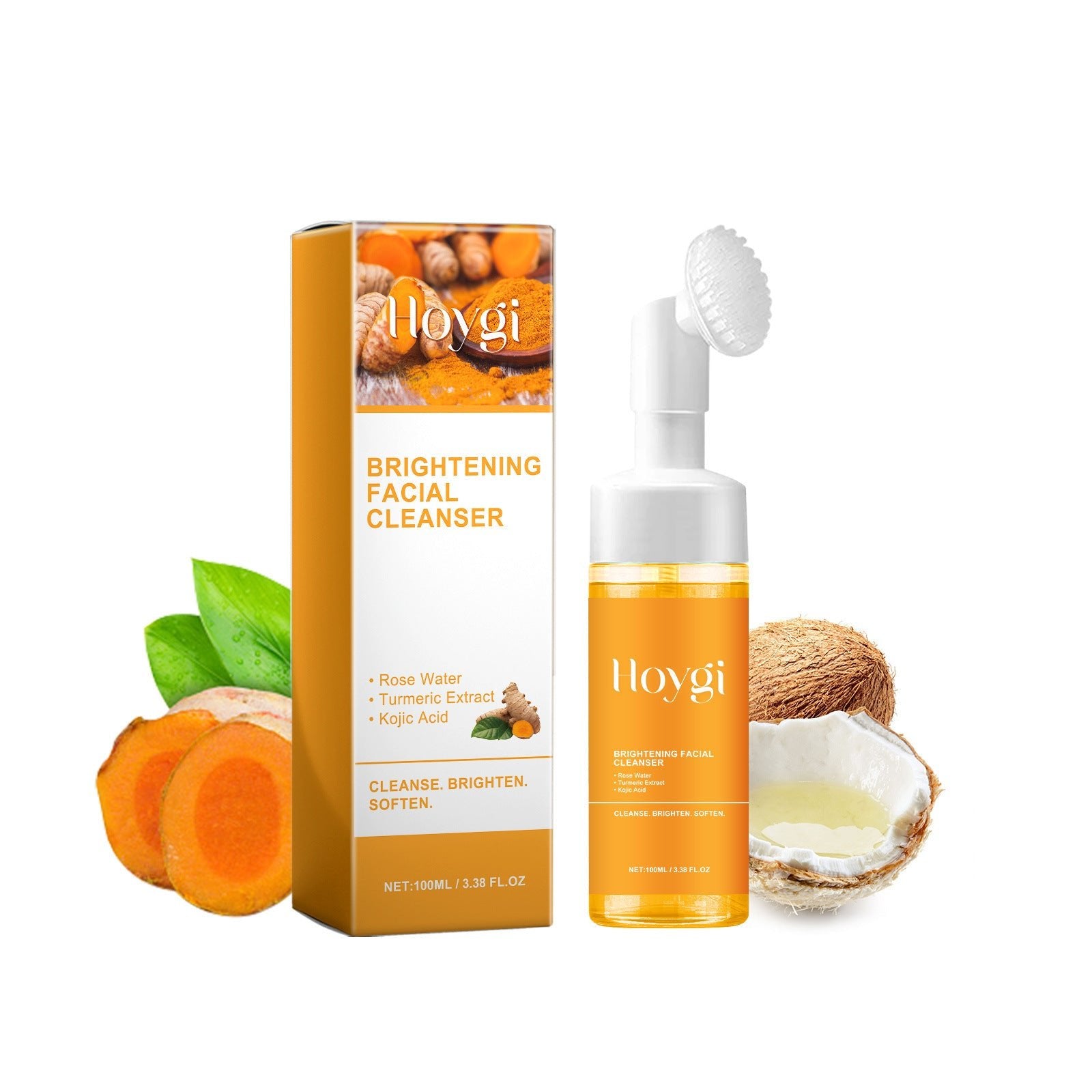Turmeric Facial Cleanser Deep Cleansing Fade Acne Marks.