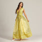 Vacation Style Vintage Printed Long Dress.
