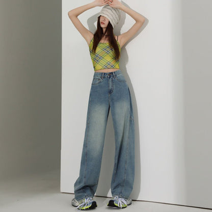 Wide Leg Jeans Loose Fashion Women.