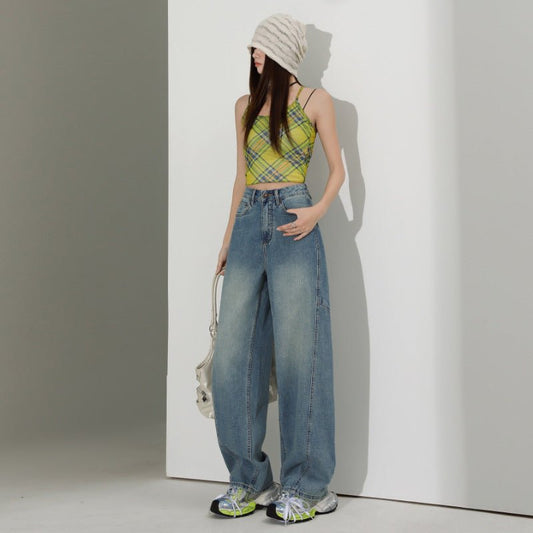Wide Leg Jeans Loose Fashion Women.