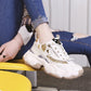 Wisdom Smoked Shoes All-Match Thick-Soled Increased Student Super Fire Sneakers.