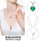 Wishing Heart Shaped Emerald Necklace.