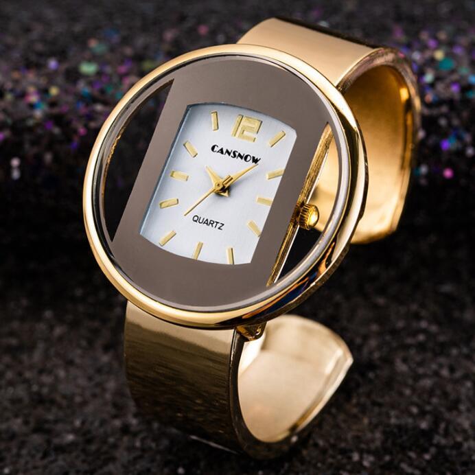 Women Watches New Luxury Brand Bracelet Watch Gold Silver Dial Lady Dress Quartz Clock Hot Bayan Kol Saati.